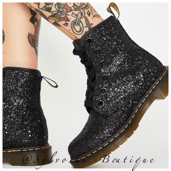 dr martens chunky glitter